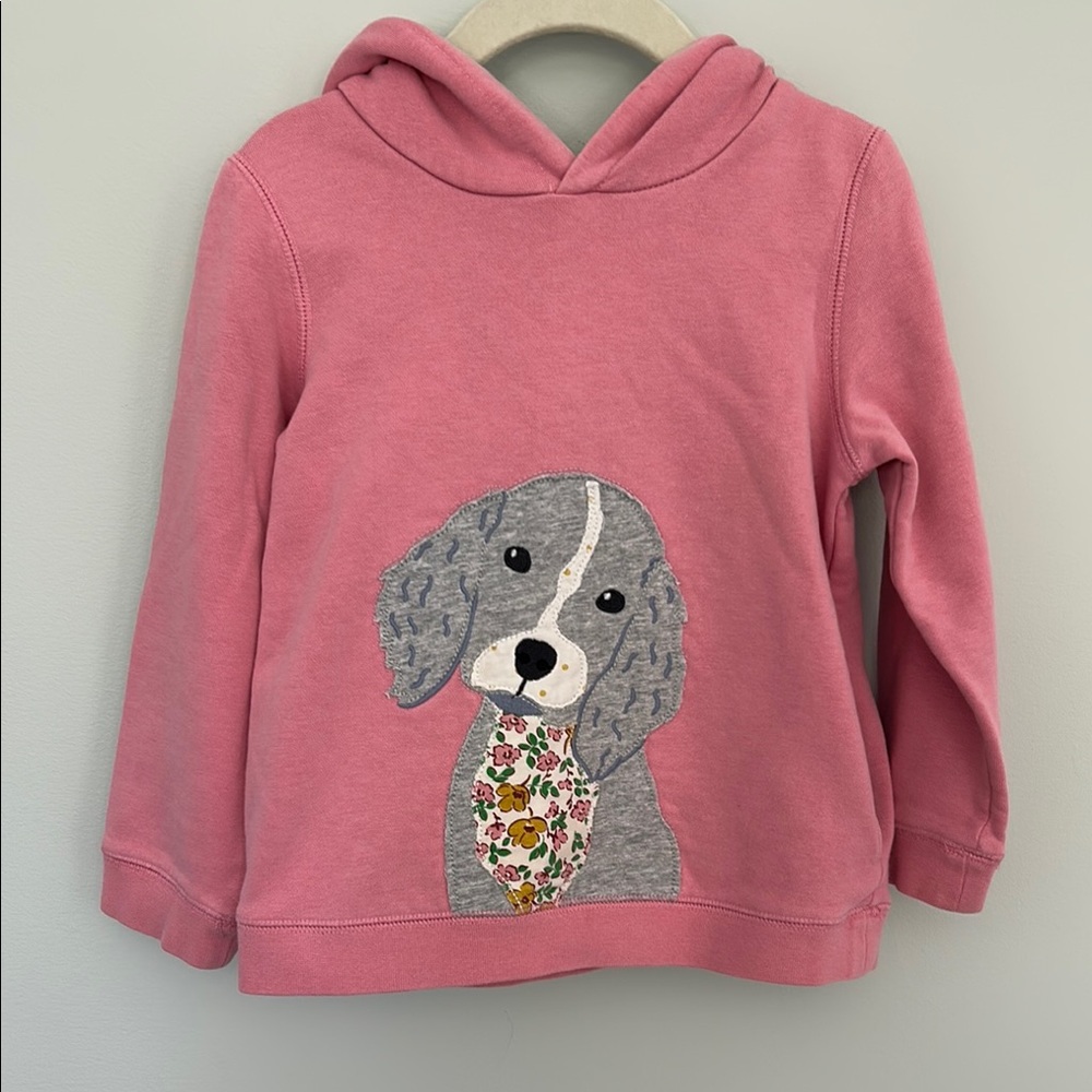 Mini Boden Hoodie with Dog Design